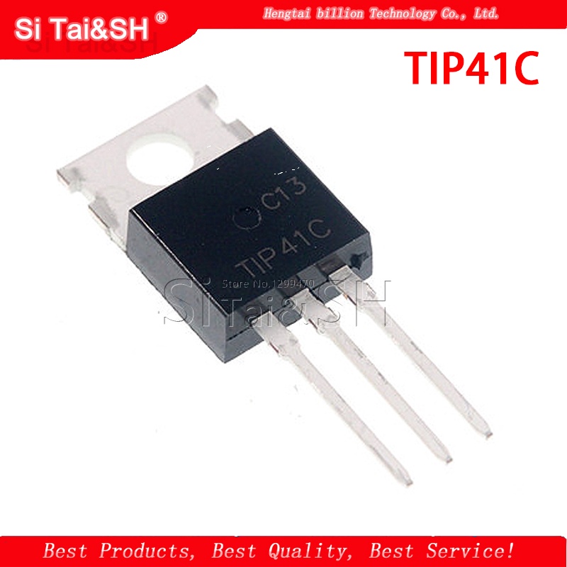 10pcs TIP41C TO220 TIP41 TO-220 IC Baru Dan original 新Pjg