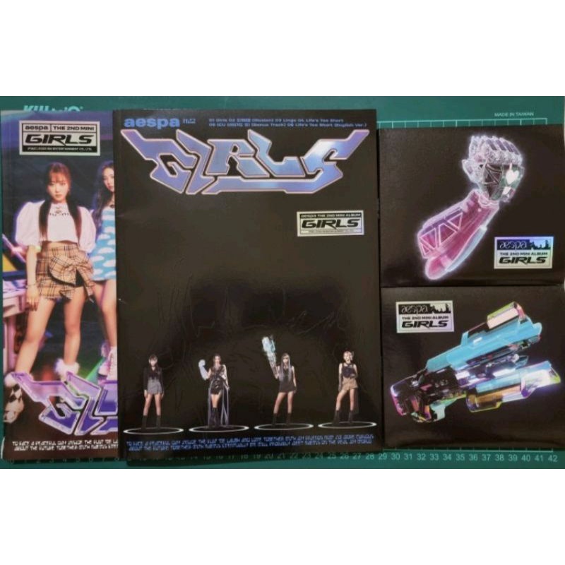 Album aespa Girls photobook digipack sgs unsealed Karina Giselle Winter Ningning