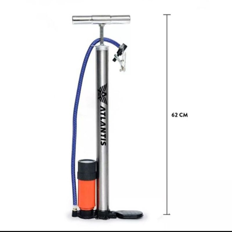 Pompa Angin Manual Tabung/Pompa Injak/Pompa Mini Portable