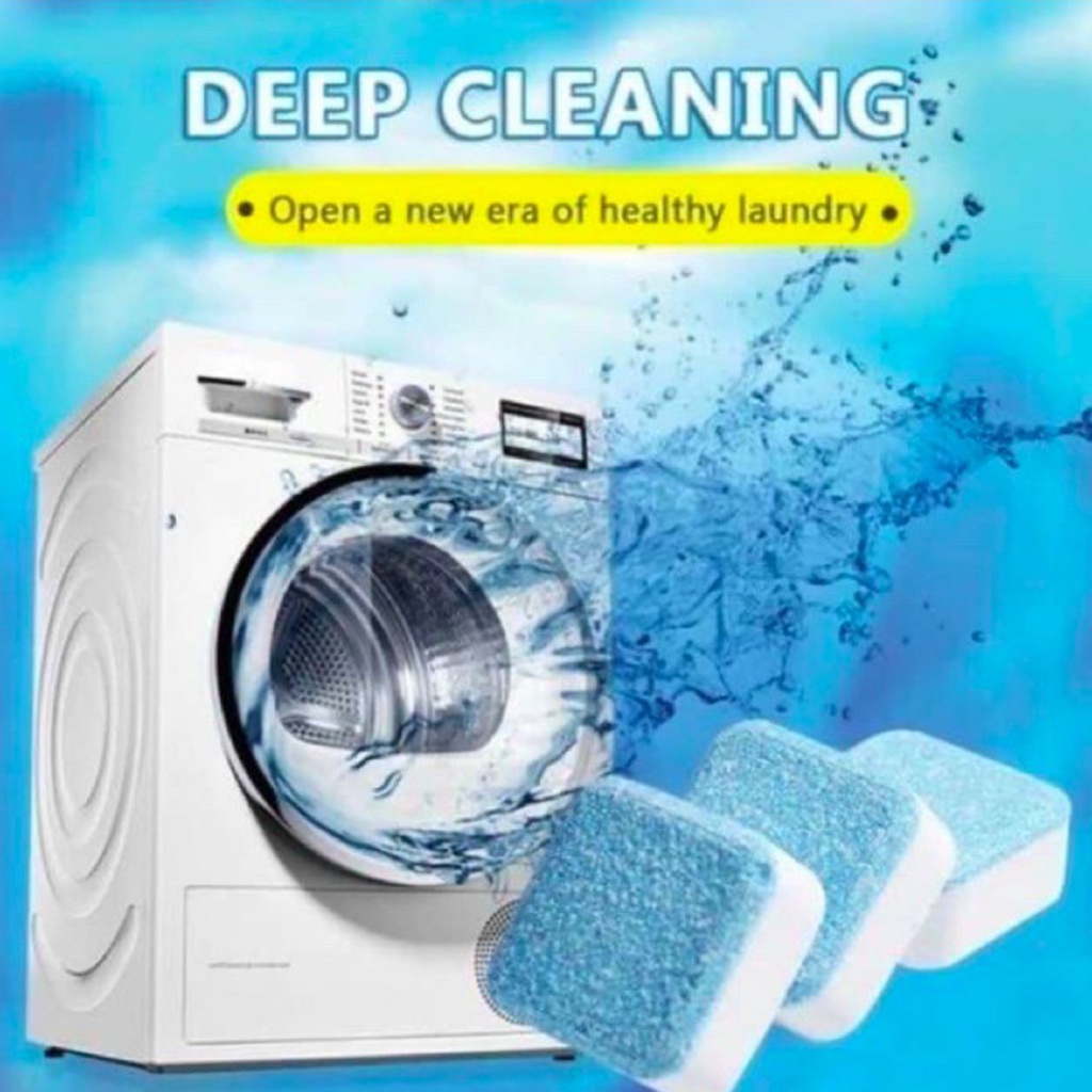 MurmerOfficial Tablet Pembersih Tabung Mesin Cuci Deep Cleaning Bola Tangki Mesin Cuci Washing R818