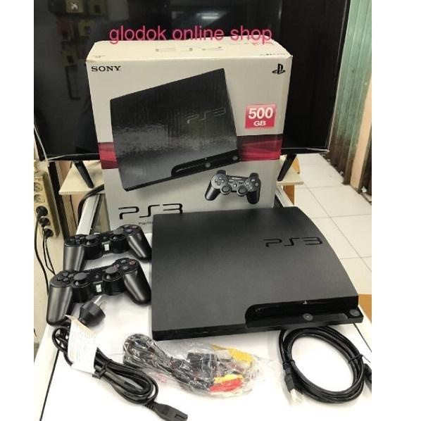 PS3 SLIM ASLI SONY CFW HFW KUALITAS GRADE A HDD 1500gb/1.5tb,1000gb/1TB /500gb/320gb/250gb/160gb cfw