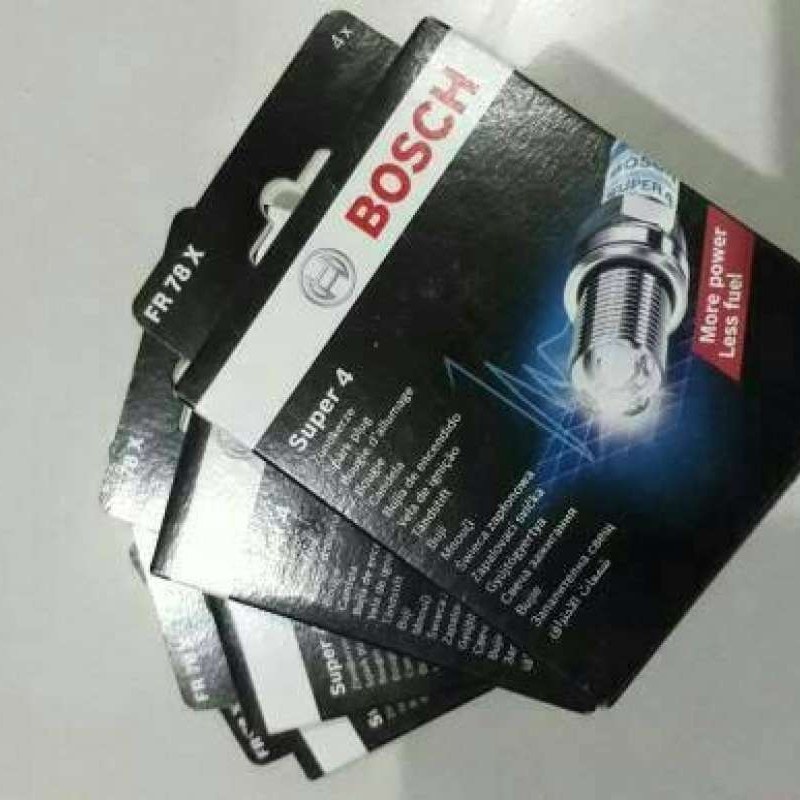 Busi Bosch Super 4 Original CRV VIOS AVANZA TARUNA BRIO JAZZ MOBILIO