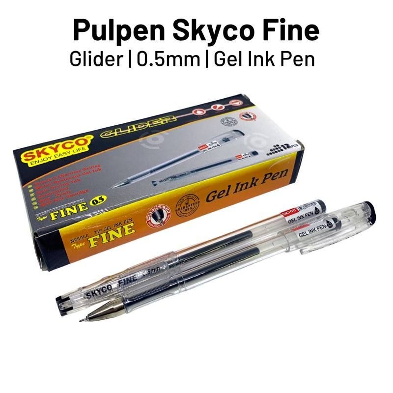

Pulpen Skyco Fine Hitam 12pcs