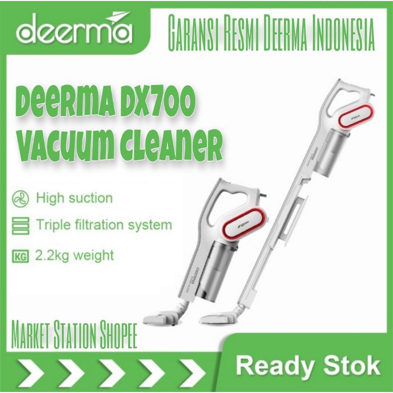 Deerma DX700 DX700S DX810 2 in 1Handheld Vacuum Cleaner Penghisap Debu Daya Hisap Kuat