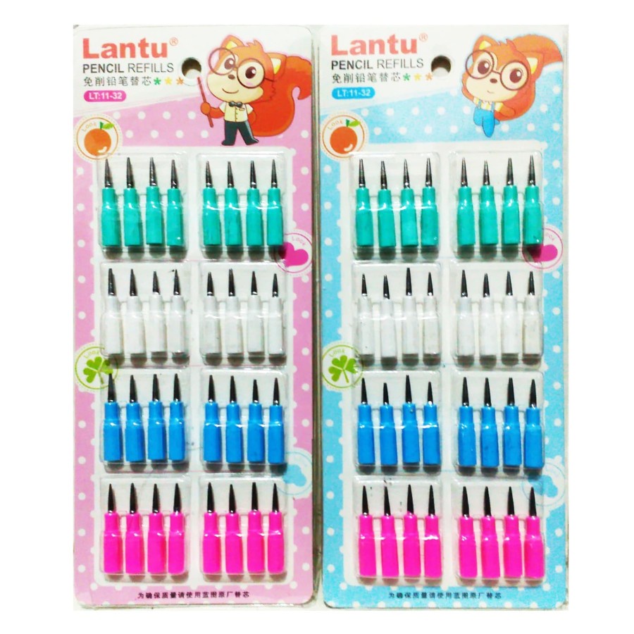 

Isi Pensil Susun Sambung LANTU Set - Isi 32pcs