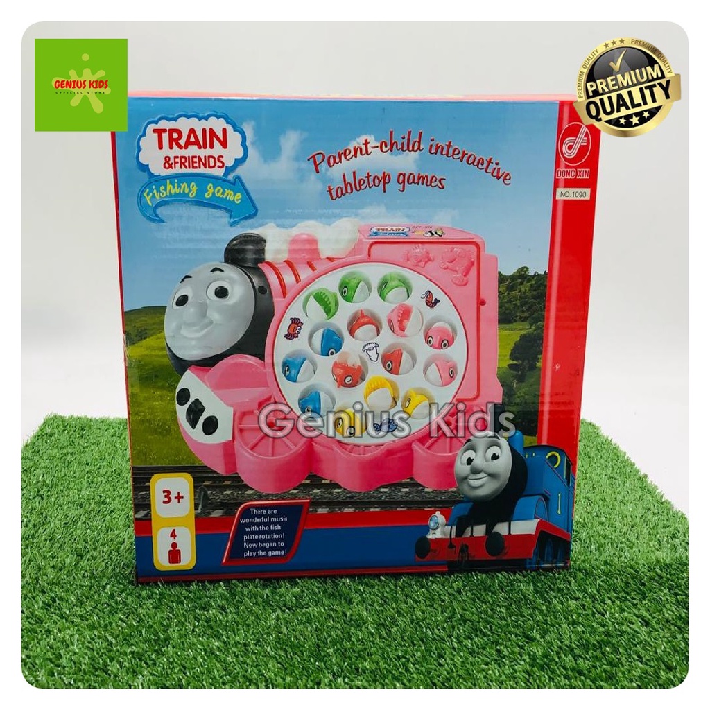 MAINAN PANCING IKAN THOMAS - MAINAN ANAK FISHING GAME BATERAI PANCINGAN IKAN