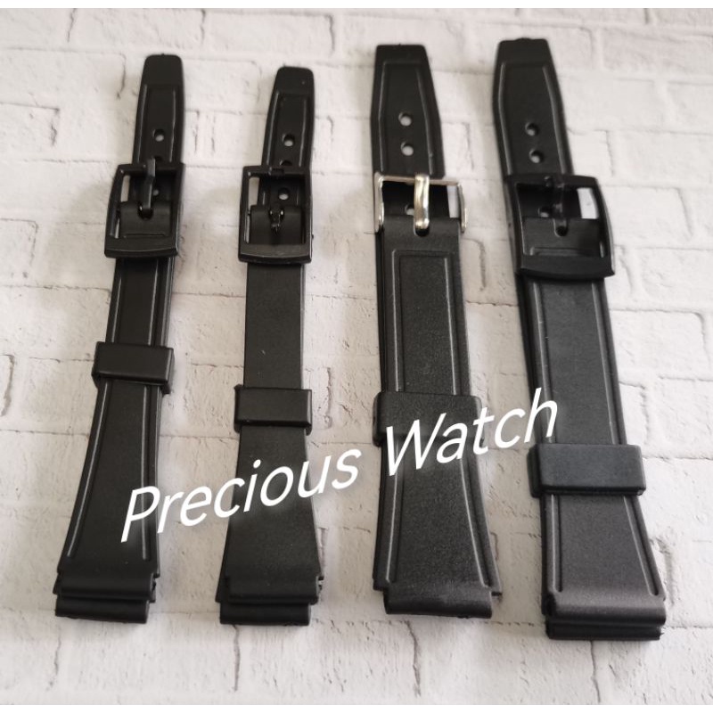 Strap tali rubber karet 12mm 14mm 16mm 18mm casio 12mm 14mm 16mm 18mm