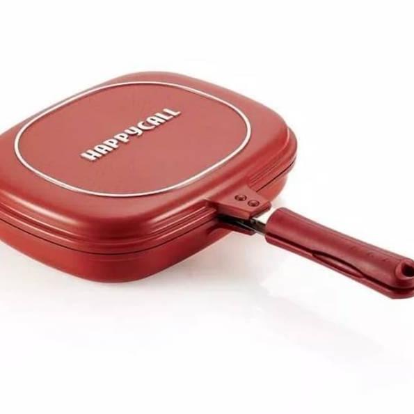 Murah Meriah Wajan Teflon Happy Call Double Pan Jumbo 32 Cm