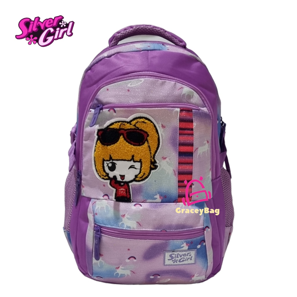 GB-71895E Tas Ransel Anak Perempuan / Remaja Silvergirl