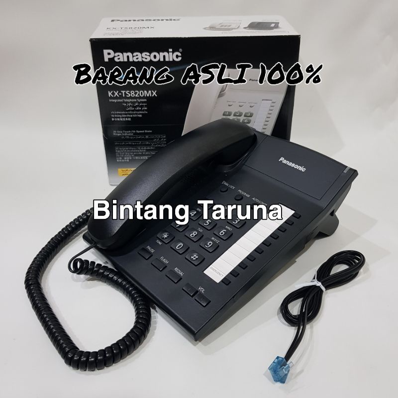 Telepon Kabel Panasonic KX-TS820MX Pesawat Telepon Panasonic KX-TS820 Telpon Kabel Panasonic TS820