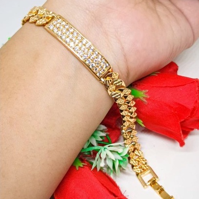 gelang tang bangle rantai xuping perhiasan lapis Emas 24k