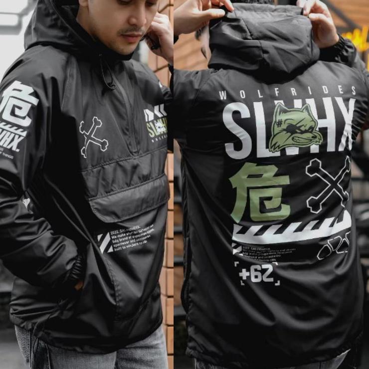 Sikat abis--Jaket pria IKC 002 distro cbr Bandung hoodie dua sisi bolak balik keren grosir jaket cag