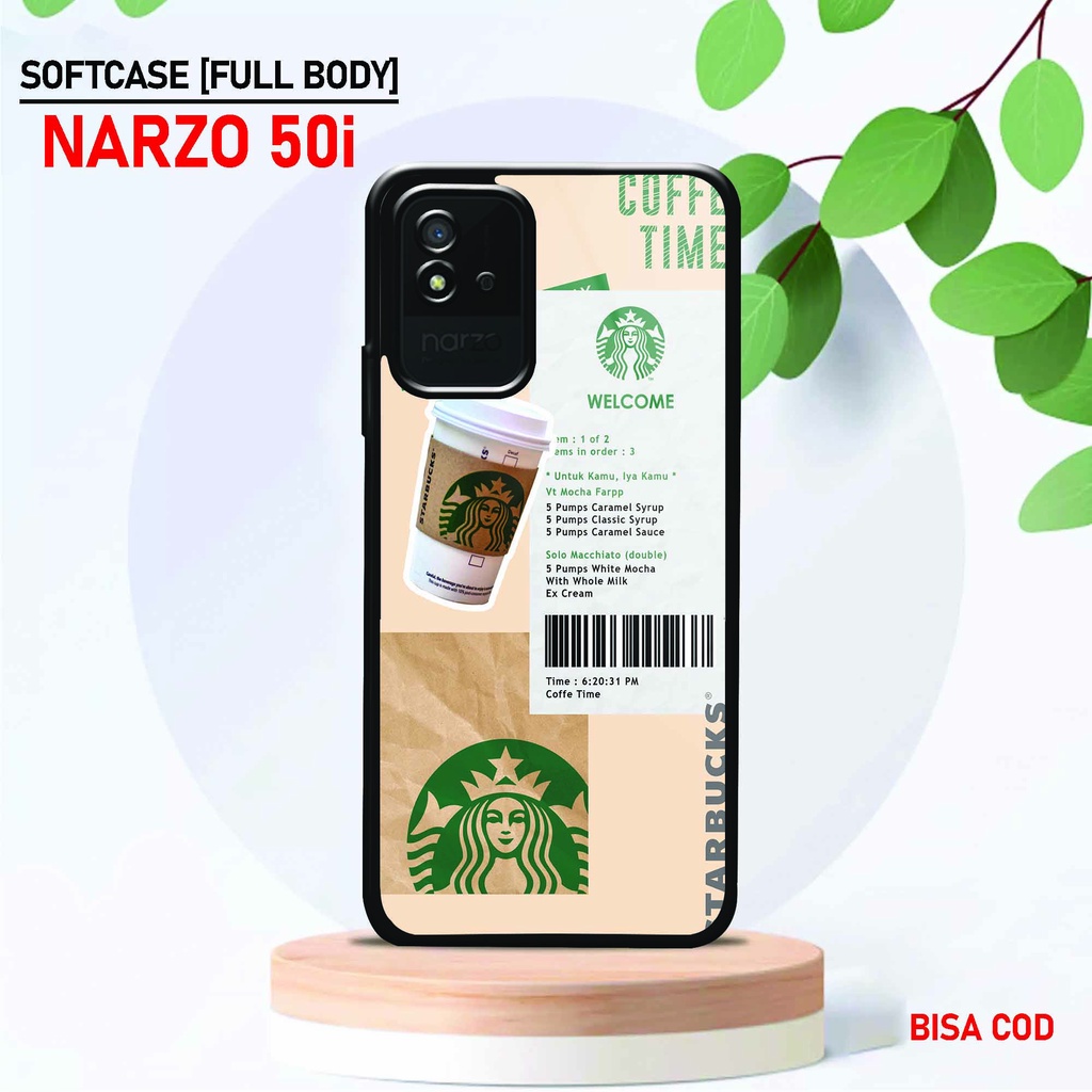 Softcase Glossy Realme Narzo 50i - Fashion Case [ UC 21 ] Realme Narzo 50i - Softcase Mengkilat Real