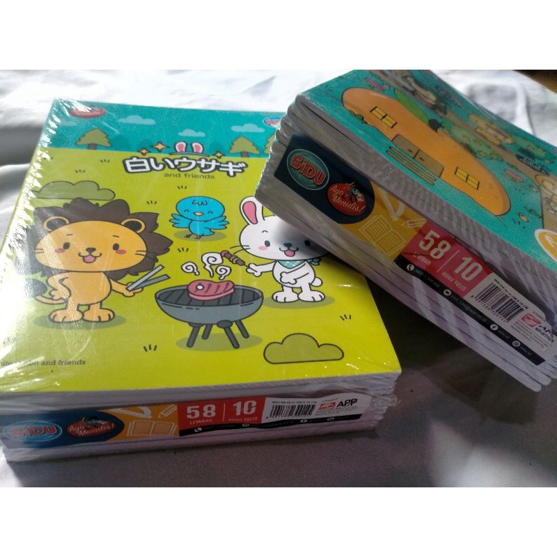 

Buku Tulis SIDU 58 Lembar isi 10 Buku/Pak