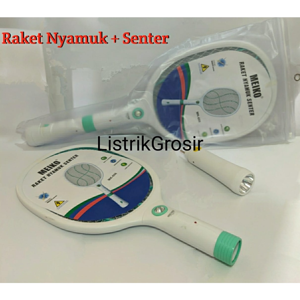 Raket Nyamuk Luby 3826A Recharger Cas Senter Lepas / Shukaku 818 / Aoki Standing 2 In 1 / Dutron 2 in 1 Standing