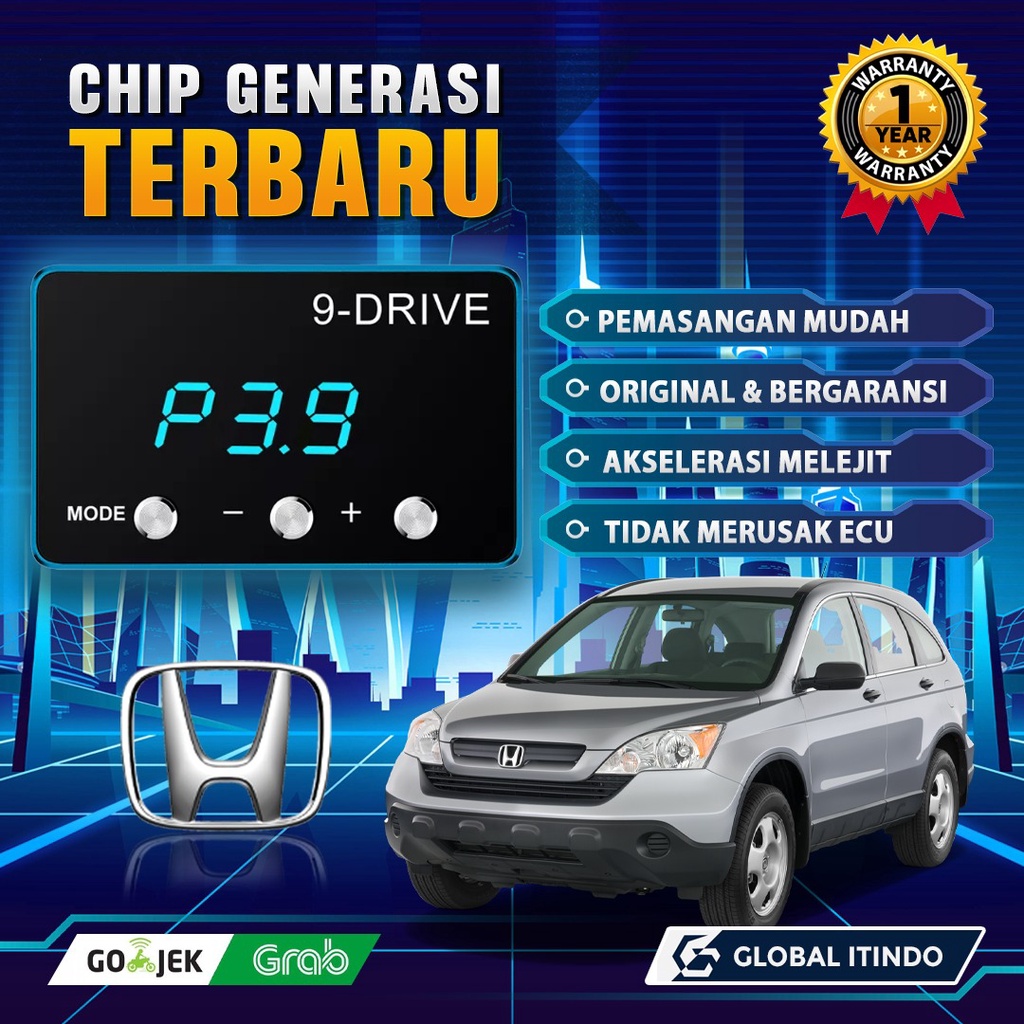 9 Drive Honda CRV gen 3 Piggyback Throttle Controller ECU Remap