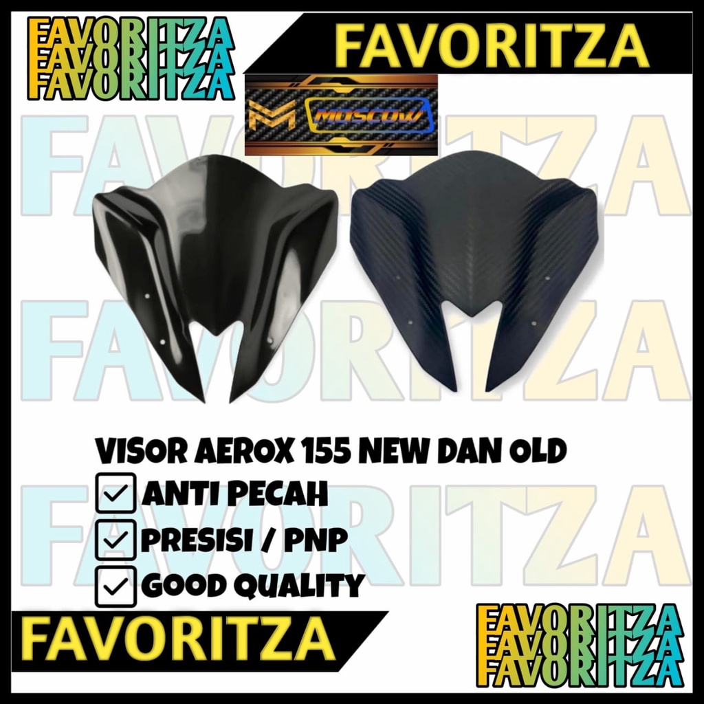 VISOR YAMAHA AEROX 155 WINSIL WINDSHIELD AEROX HITAM VISOR AEROX OLD NEW MODEL BATMAN HITAM SMOKE BA