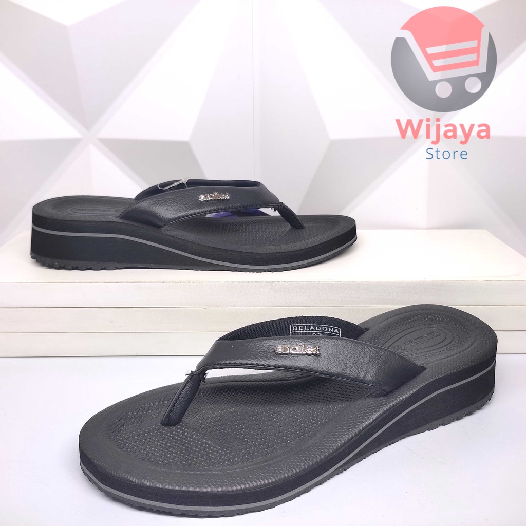 SANDAL WEDGES WANITA ARDILES ORIGINAL SENDAL JEPIT CEWEK PEREMPUAN BERKUALITAS BELADONA