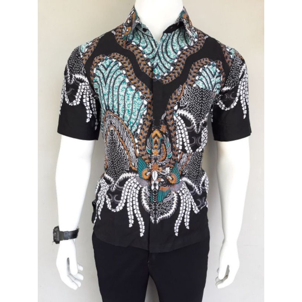 [BISA COD] KEMEJA BATIK PRIA LENGAN PENDEK BATIK PREMIUM REGULER