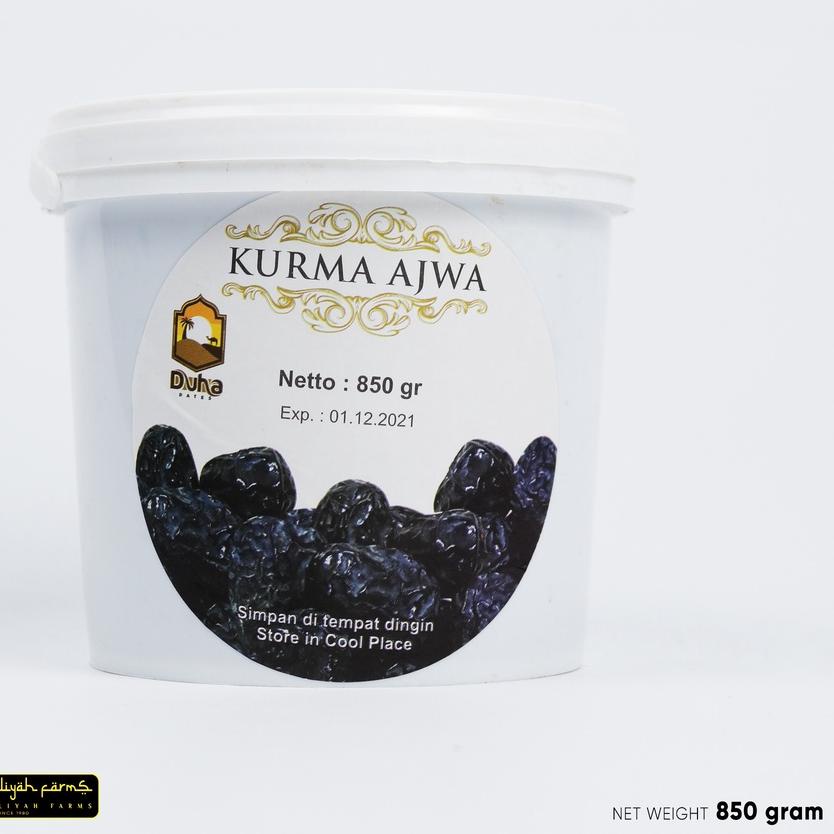 

GRATIS ONGKIR✅Kurma AJWA Ember 850 gr / Kurma Nabi Ember Premium Asli Madinah Duha Dates / Oleh Oleh Haji Umroh|SQ8