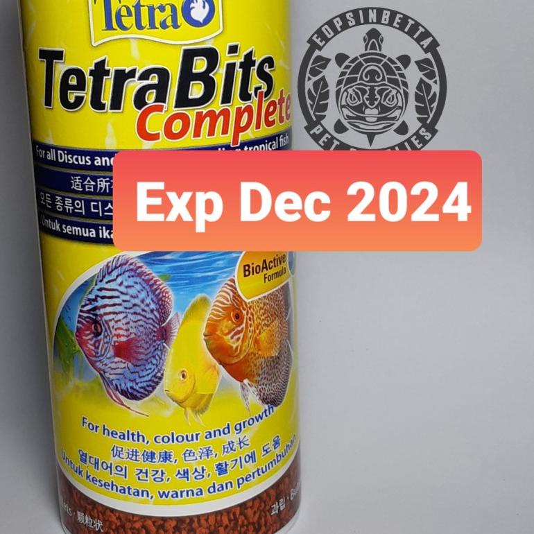 Tetra Bits / TetraBits Complete 93 g Makanan Discus Pellet ikan