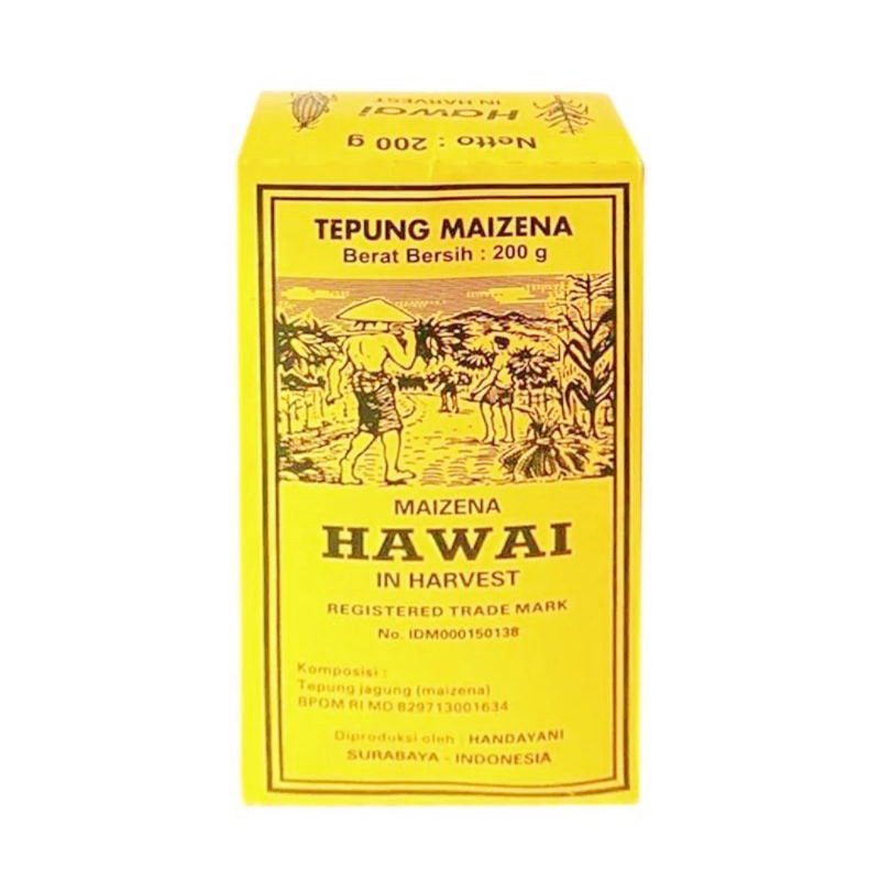 

TEPUNG MAIZENA HAWAI 200 GR