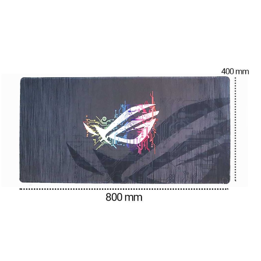 Mouse Pad Gaming XL Desk Mat Logo Asus ROG 800 x 400 mm - RO71