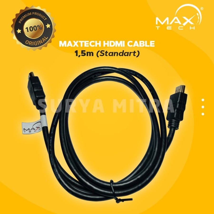 Kabel HDMI Maxtech 1.5m Standart