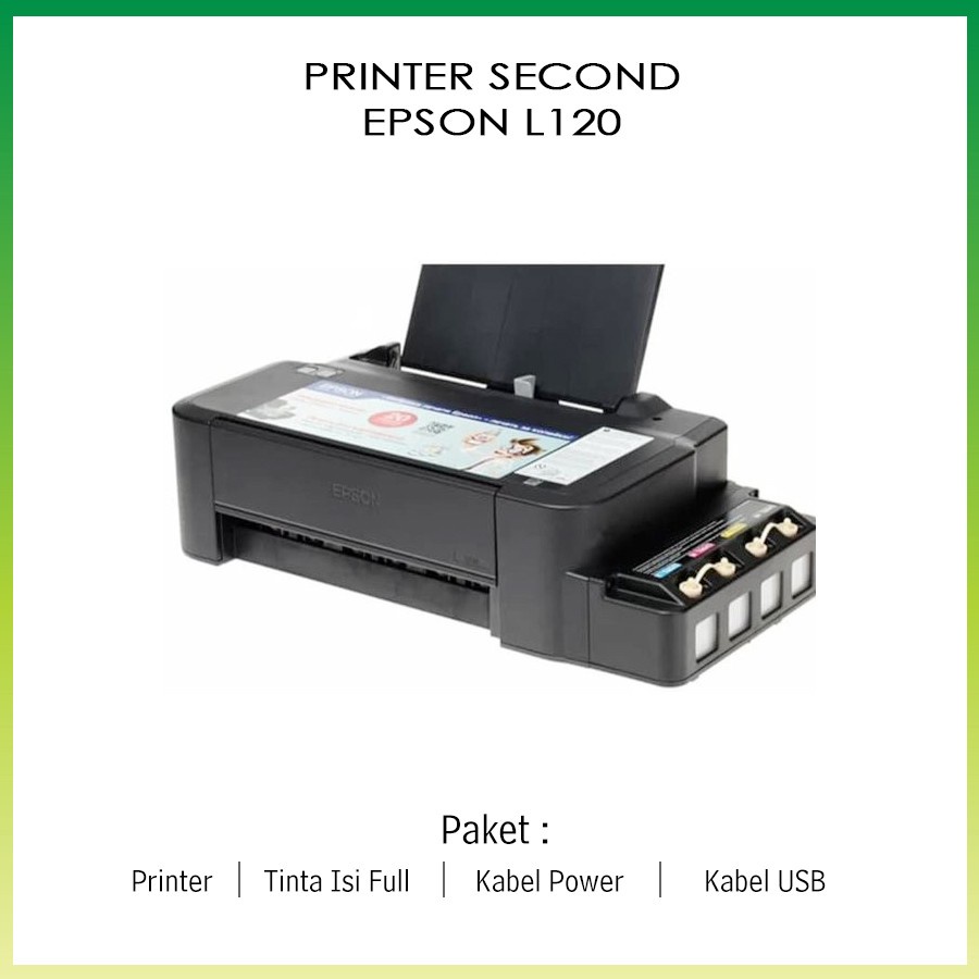 Jual Printer Secondbekas Epson L120 Shopee Indonesia 5912