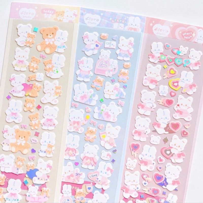 

Sticker Hologram Kelinci Putih untuk Bujo/Journal