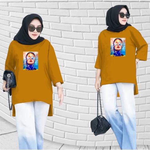 FC - TUNIK BASIC OVERSIZE WANITA HIJAB'S VARIASI 0170 DTF