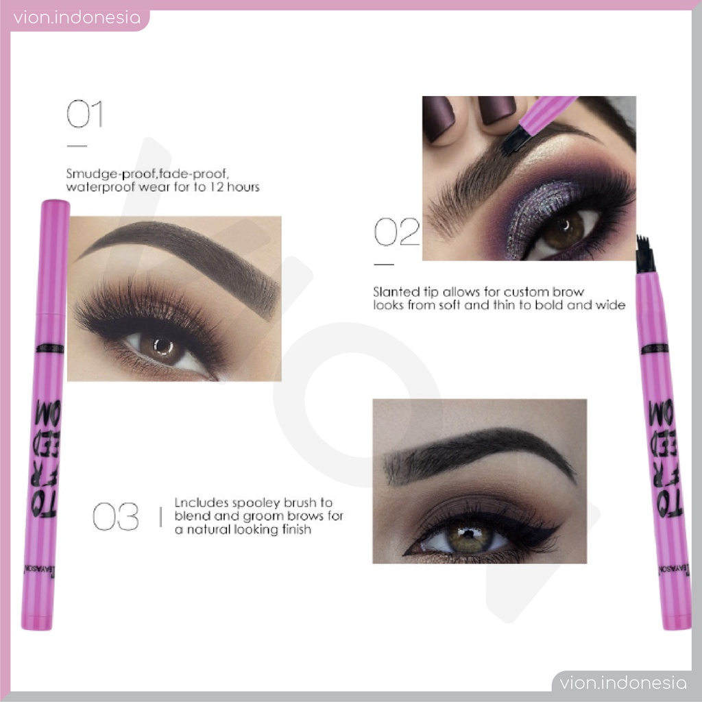 Teayason Pensil Alis Tint My 4 Tip Eyebrow Pencil 4 Jaw Contouring TE010