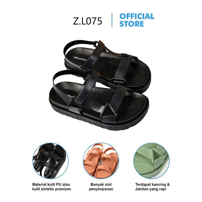 ASIN829- Sandal Wanita Import S32 Motif Tali Simple Dan Elegant