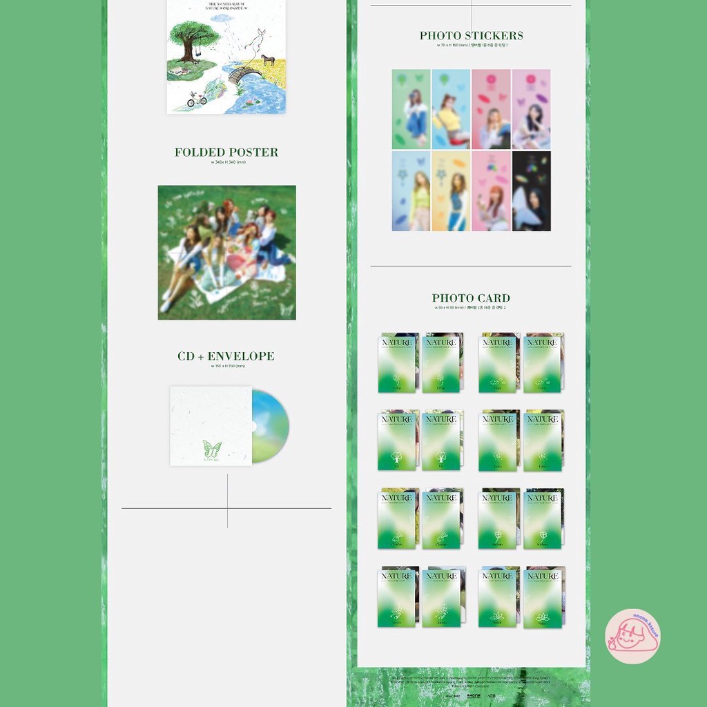 [PO] NATURE THE 3rd MINI ALBUM - NATURE WORLD : CODE W