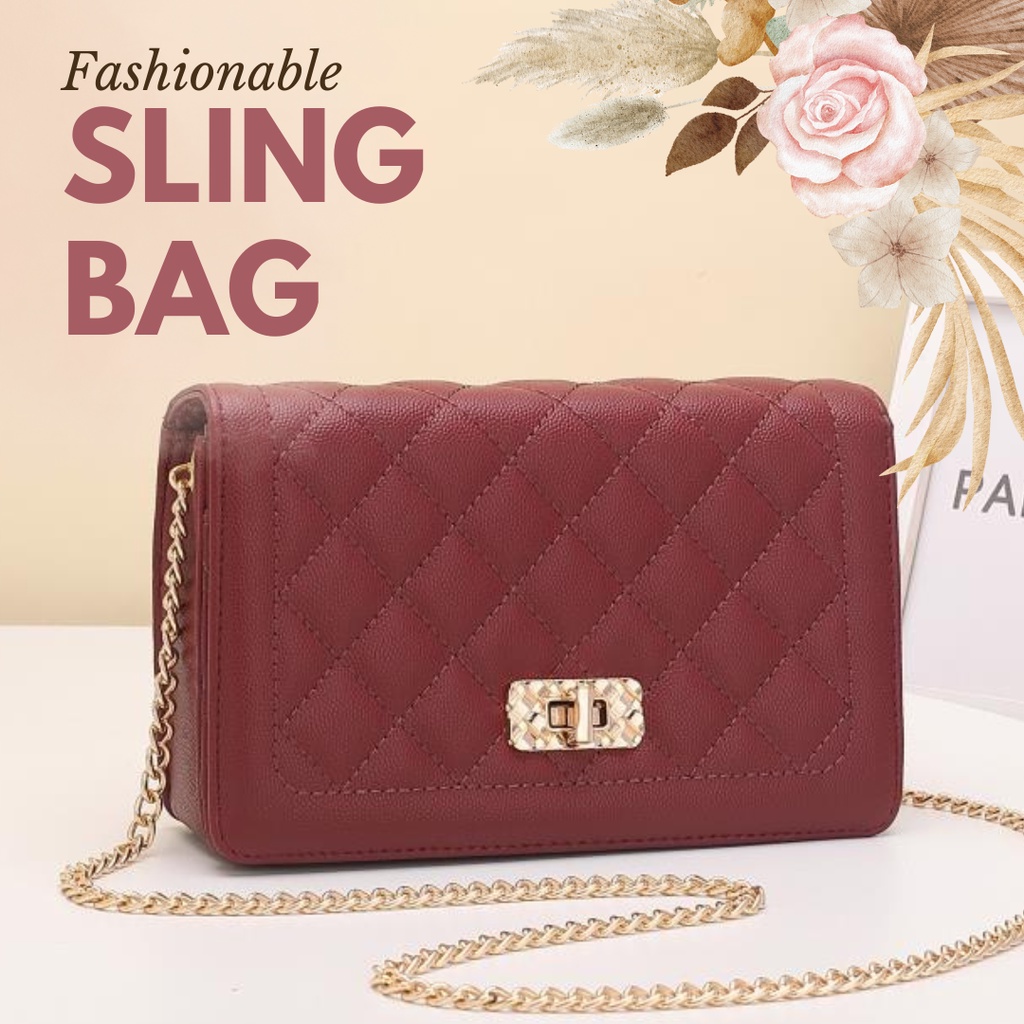 Tas Paris Classic Tas Wanita Fashion Branded Original Import Tas Selempang Wanita Sling Bag Tali Ran
