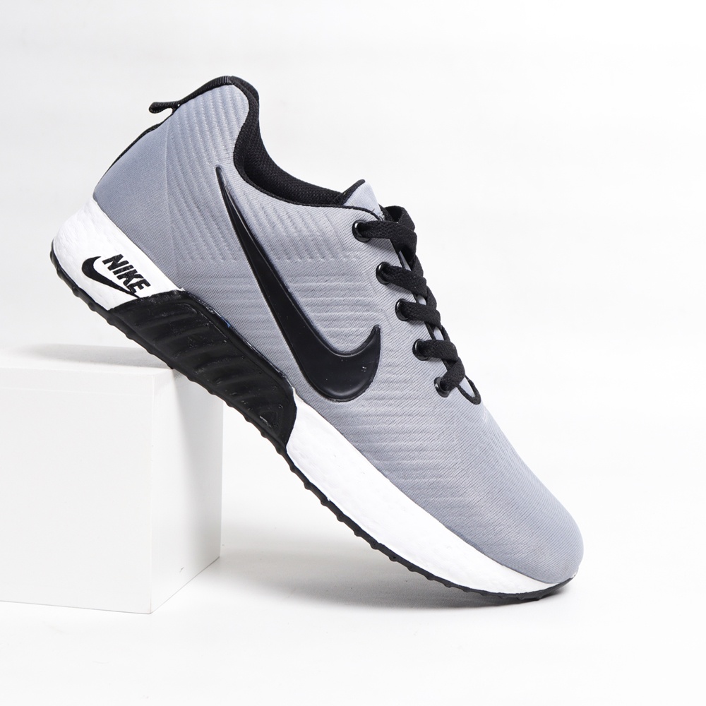 Sepatu nike fly flyknite zoom import sneakers 39 - 44 abu hitam