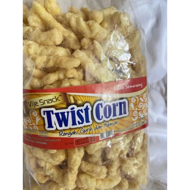 

Twist Corn Vije Snack 200gr Rasa Gurih dan Renyah.