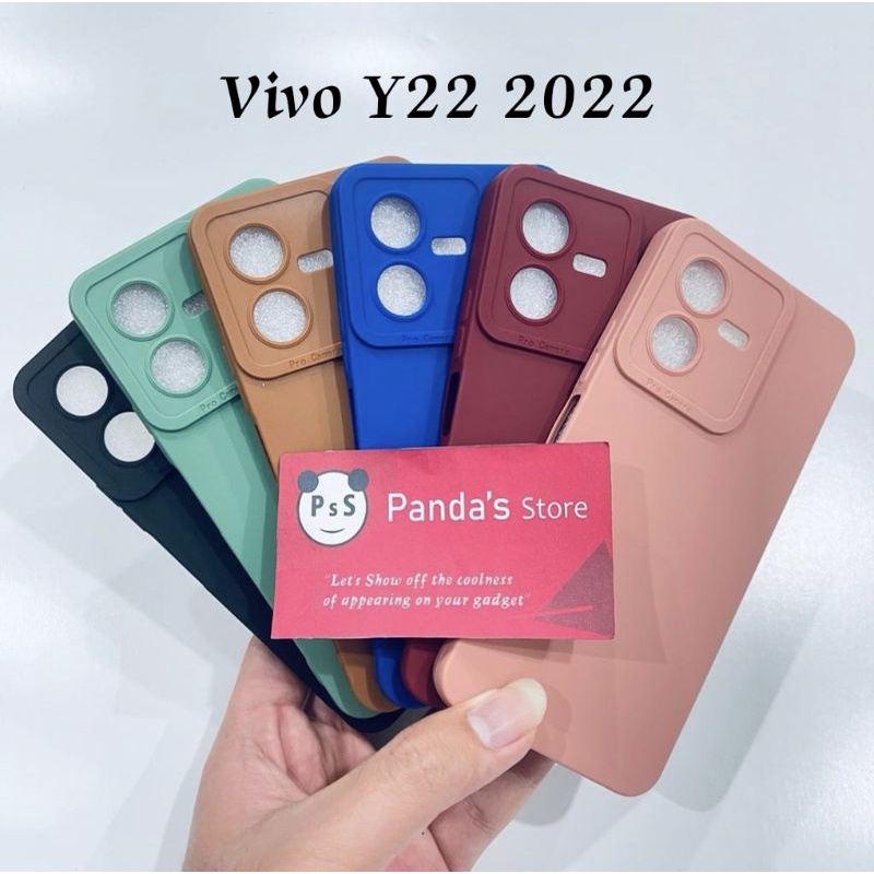 Case Vivo Y22, Y22s 2022 Softcase Pro Camera TPU Casing PsS-