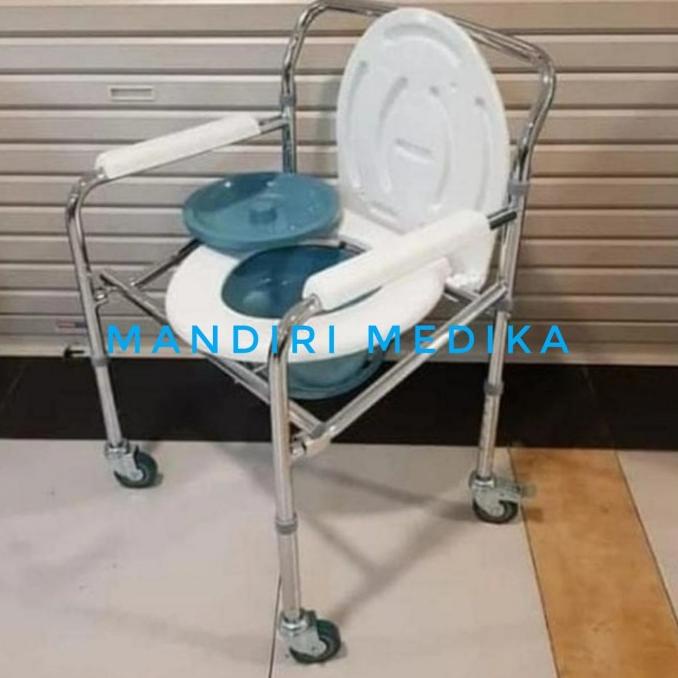 Jual Commode Chair Kursi BAB & Mandi Dengan Roda Original Sella