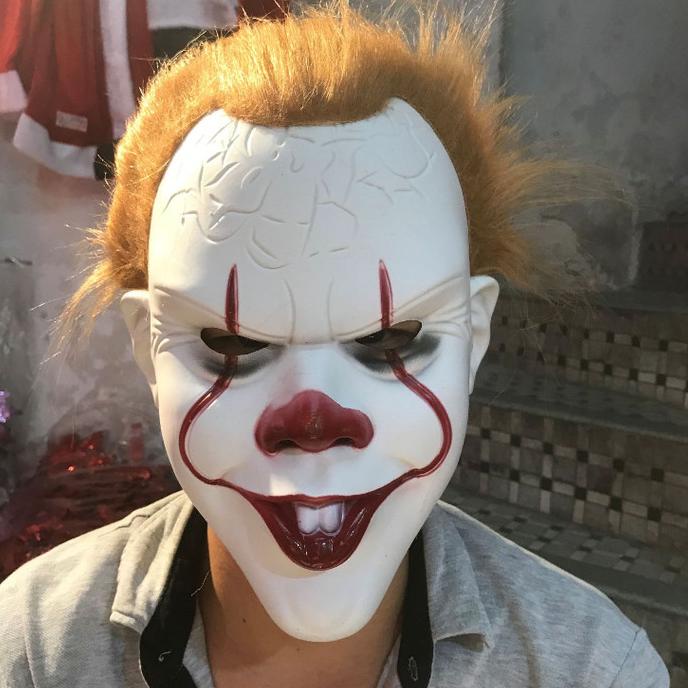 Topeng Halloween Mask Topeng Badut Hantu IT Clown Mask 1219-310