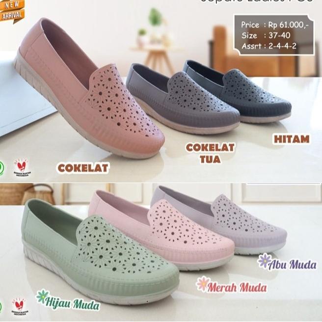 Sepatu Slop Wanita Bahan Karet Att SLN495 "HAR.18Oc22a"
