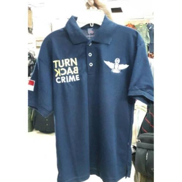 Kaos Polo Security Kaos Polo Turn Back Crime Security