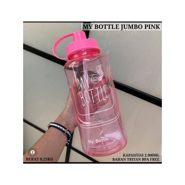 BOTOL MINUM JUMBO MY BOTTLE JUMBO BOTOL MINUMAN 2 LITER