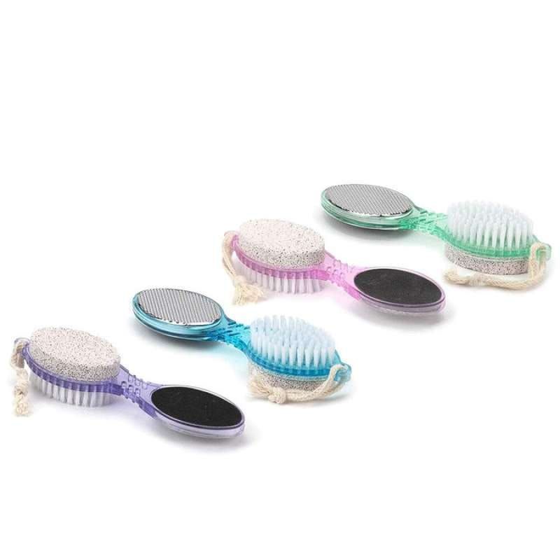 Medan Termurah Lengkap 4in1 Alat Gosok Sikat Kaki Batu Apung/ Foot Brush Alat Pembersih Kaki 4 in 1