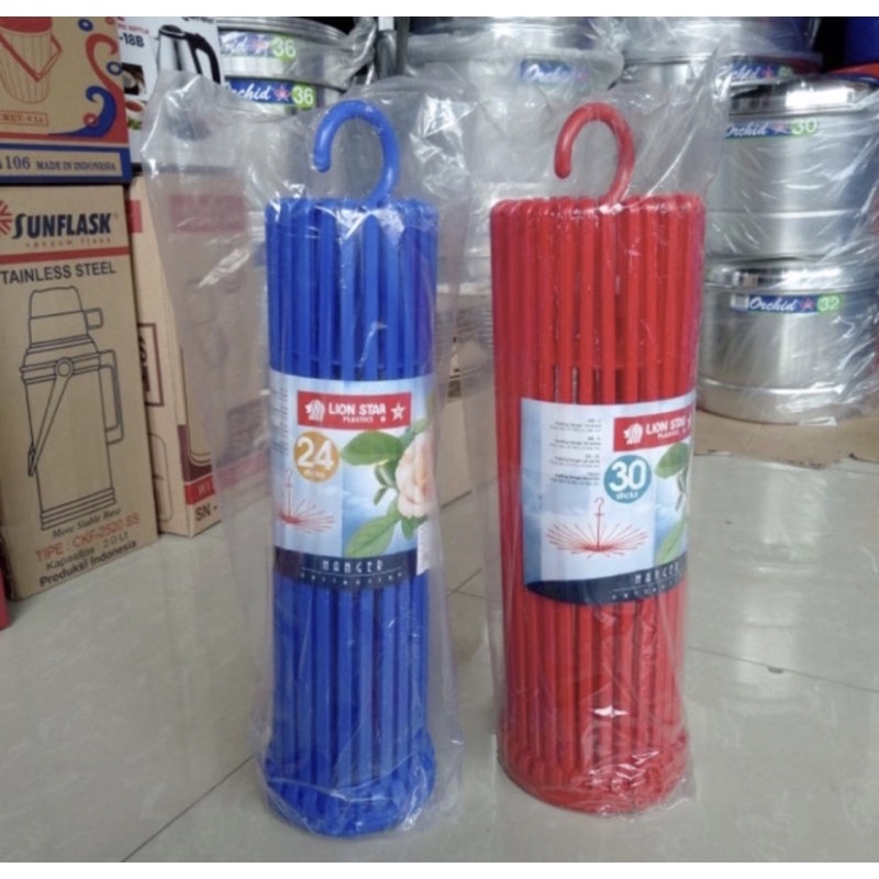 LION STAR - Gantungan Baju Bayi / Folding Hanger / Hanger Bulat / Roundy Hanger