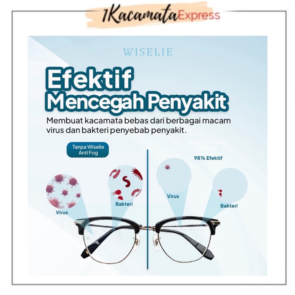 Pembersih Kacamata Anti Fog Organik