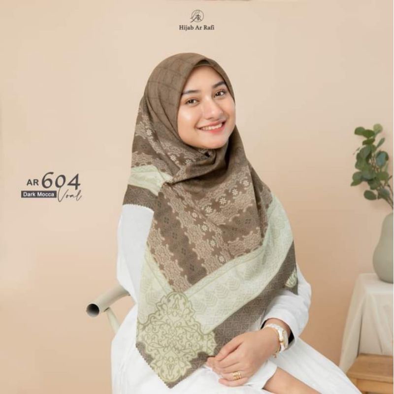 AR 604 HIJAB AR-RAFI JILBAB SEGI EMPAT ARRAFI