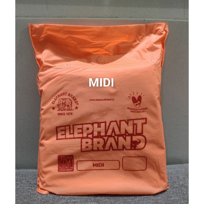 Jas Hujan Stelan PVC Midi Elephant Brand warna warni