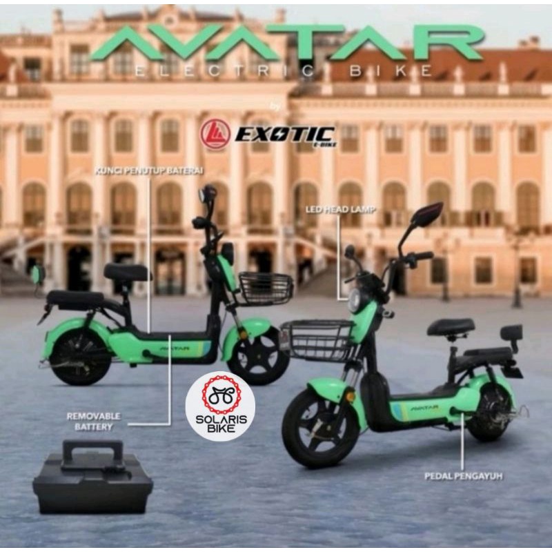 Sepeda listrik Exotic E-Bike Avatar 500 Watt