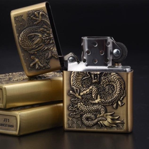 Pesan cepat--Korek api Zippo Motif Naga 1509 / Korek Zippo / Zippo Minyak